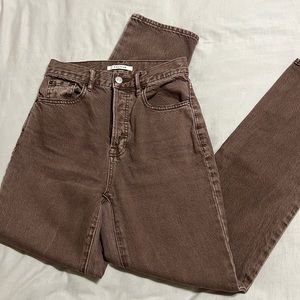 PacSun Brown Dad Jeans